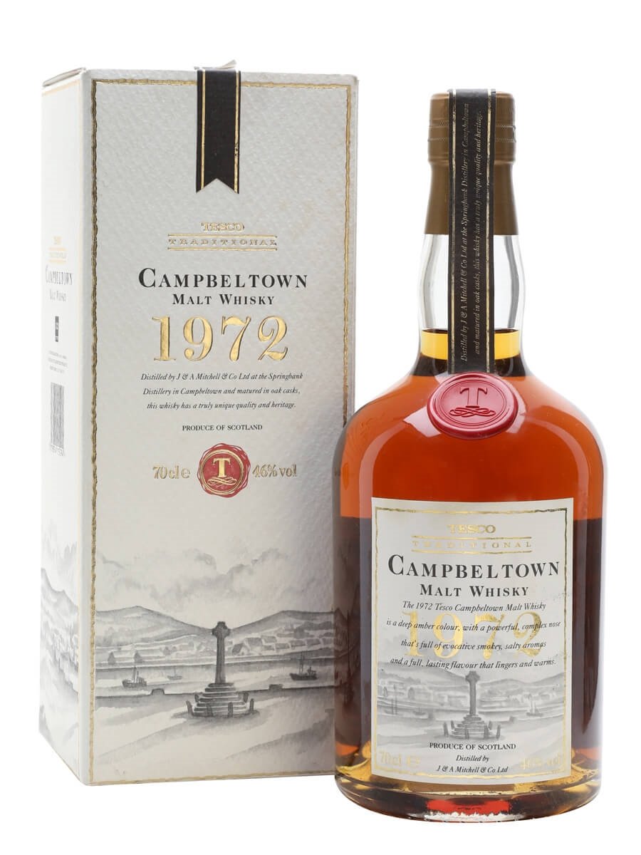 Campbeltown 1972 (Springbank) Bottled for Tesco